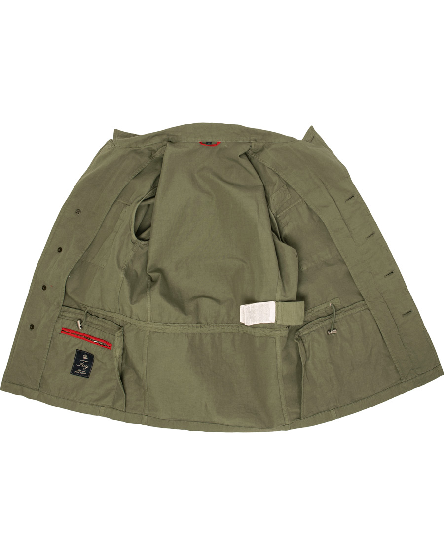 Herr | Jackor | Fay | Escape Cotton Field Jacket Military Green