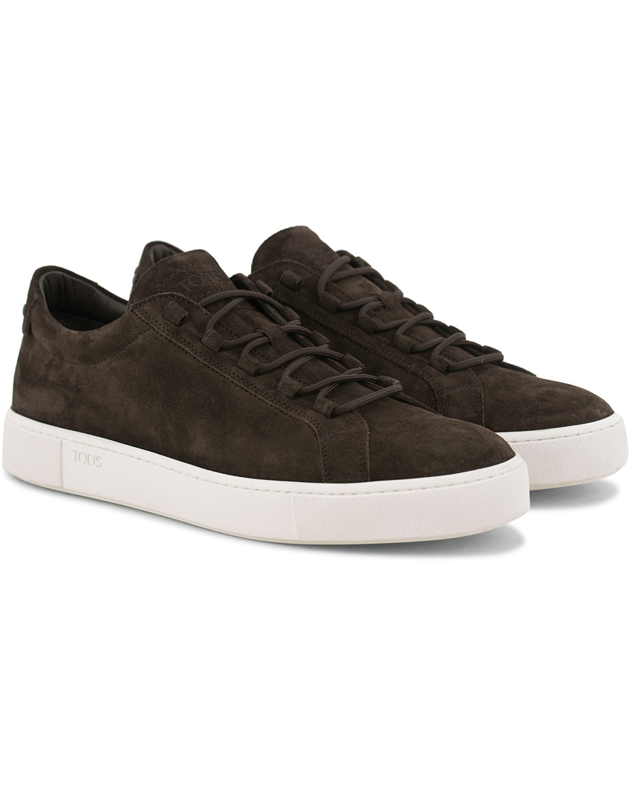 Herr | Tod's Cassetta Sportivo Sneaker Dark Brown Suede | Tod's | Cassetta Sportivo Sneaker Dark Brown Suede