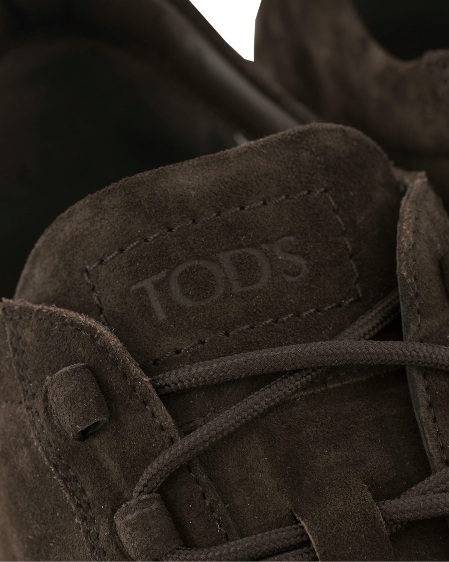 Herr | Tod's Cassetta Sportivo Sneaker Dark Brown Suede | Tod's | Cassetta Sportivo Sneaker Dark Brown Suede