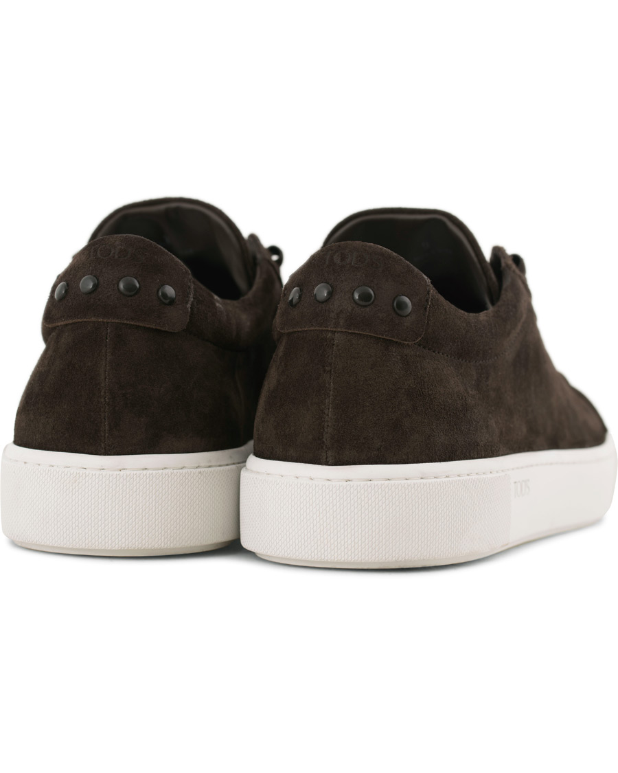 Herr | Tod's Cassetta Sportivo Sneaker Dark Brown Suede | Tod's | Cassetta Sportivo Sneaker Dark Brown Suede