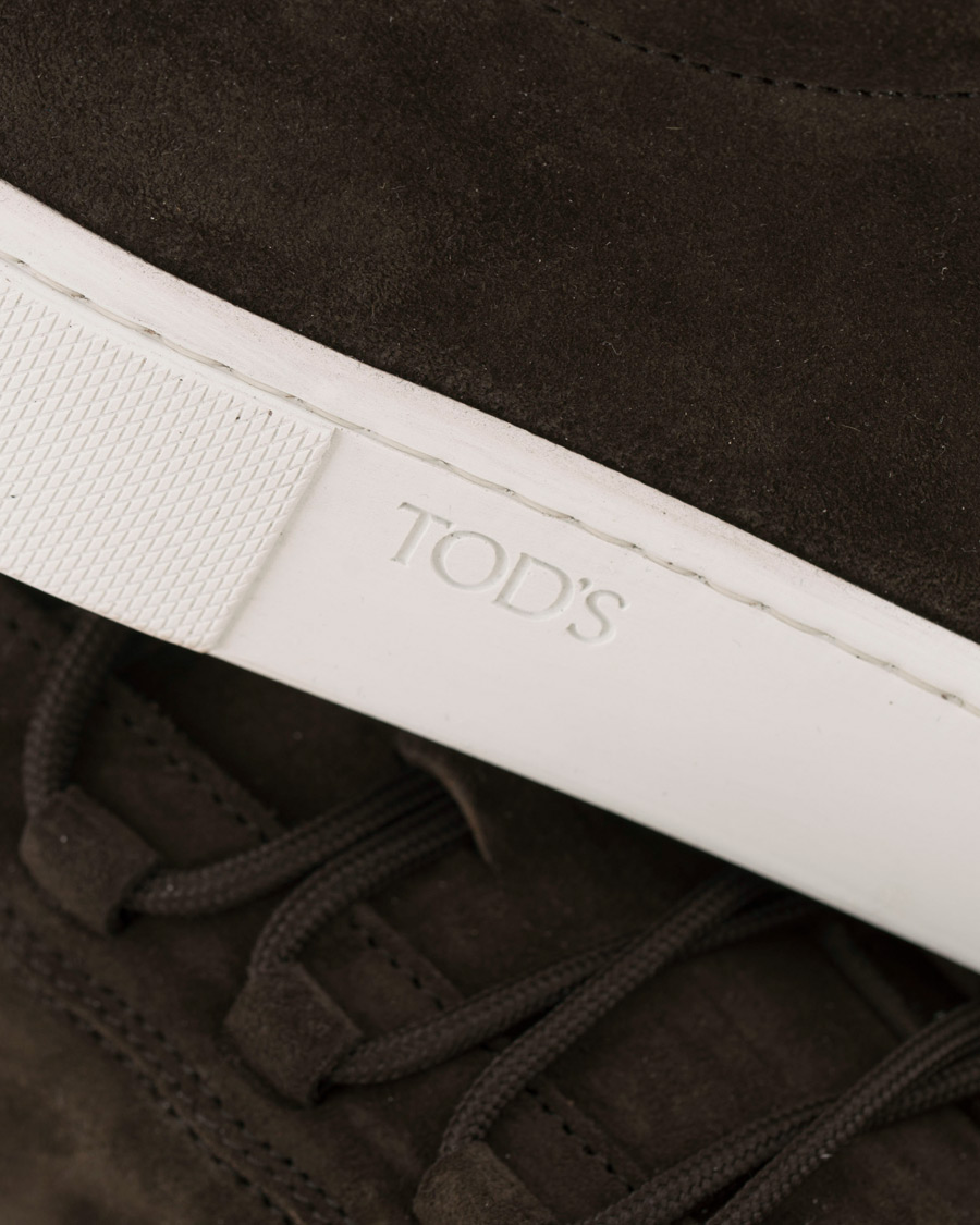 Herr | Tod's Cassetta Sportivo Sneaker Dark Brown Suede | Tod's | Cassetta Sportivo Sneaker Dark Brown Suede