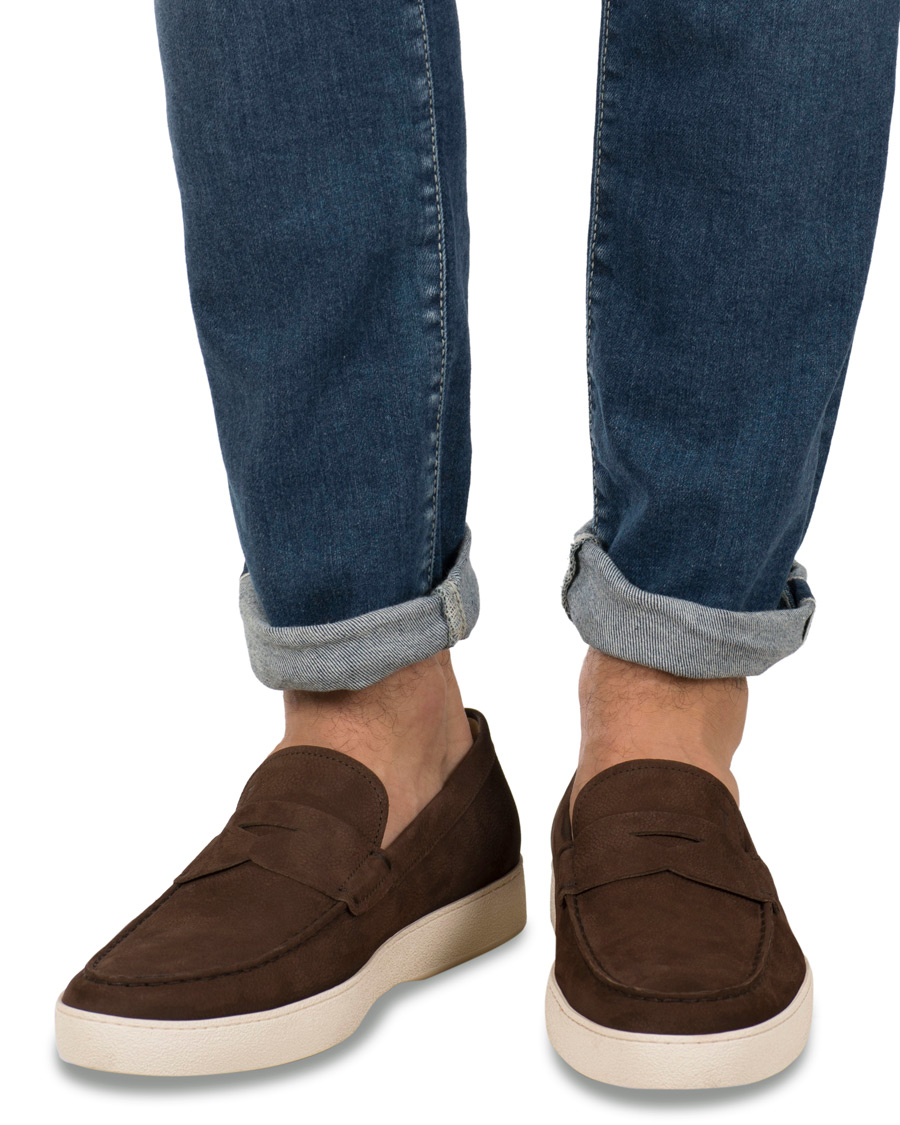 Herr | Tod's Mocassino Gomma Loafer Dark Brown Nubuck | Tod's | Mocassino Gomma Loafer Dark Brown Nubuck