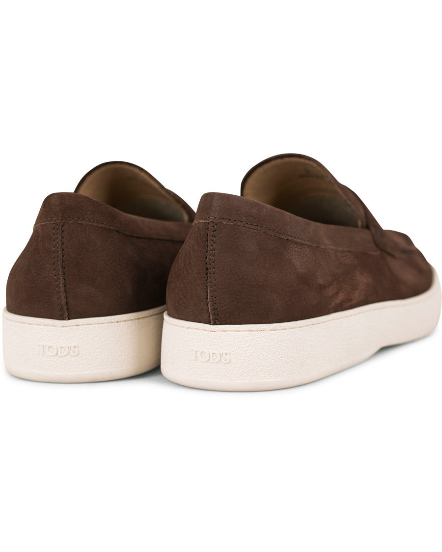 Herr | Tod's Mocassino Gomma Loafer Dark Brown Nubuck | Tod's | Mocassino Gomma Loafer Dark Brown Nubuck