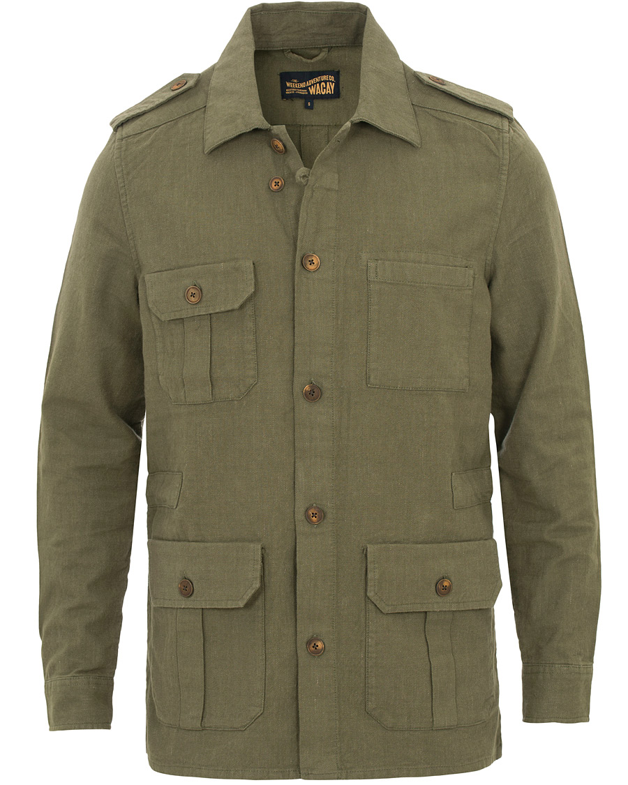 Herr | Jackor | WACAY | Chase Jacket Khaki Melange