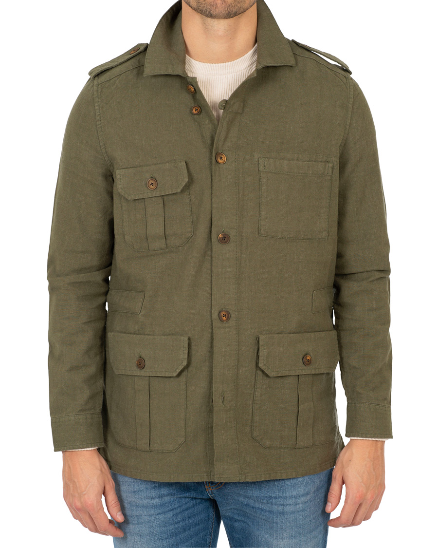 Herr | Jackor | WACAY | Chase Jacket Khaki Melange