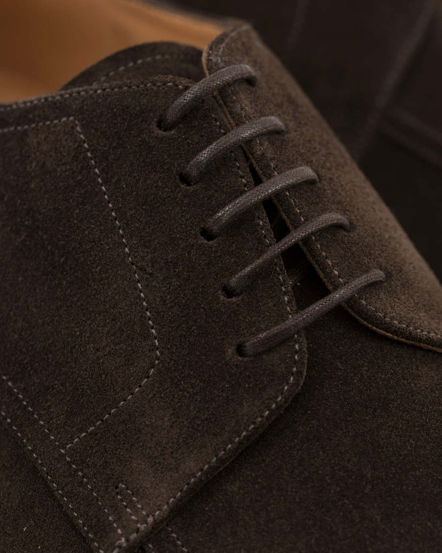 Herr | Loake 1880 Ealing Derby Split Toe Dark Brown Suede | Loake 1880 | Ealing Derby Split Toe Dark Brown Suede