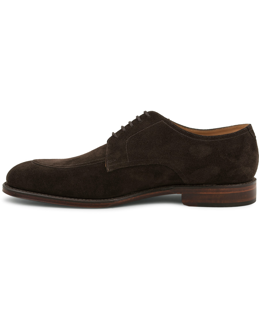 Herr | Loake 1880 Ealing Derby Split Toe Dark Brown Suede | Loake 1880 | Ealing Derby Split Toe Dark Brown Suede