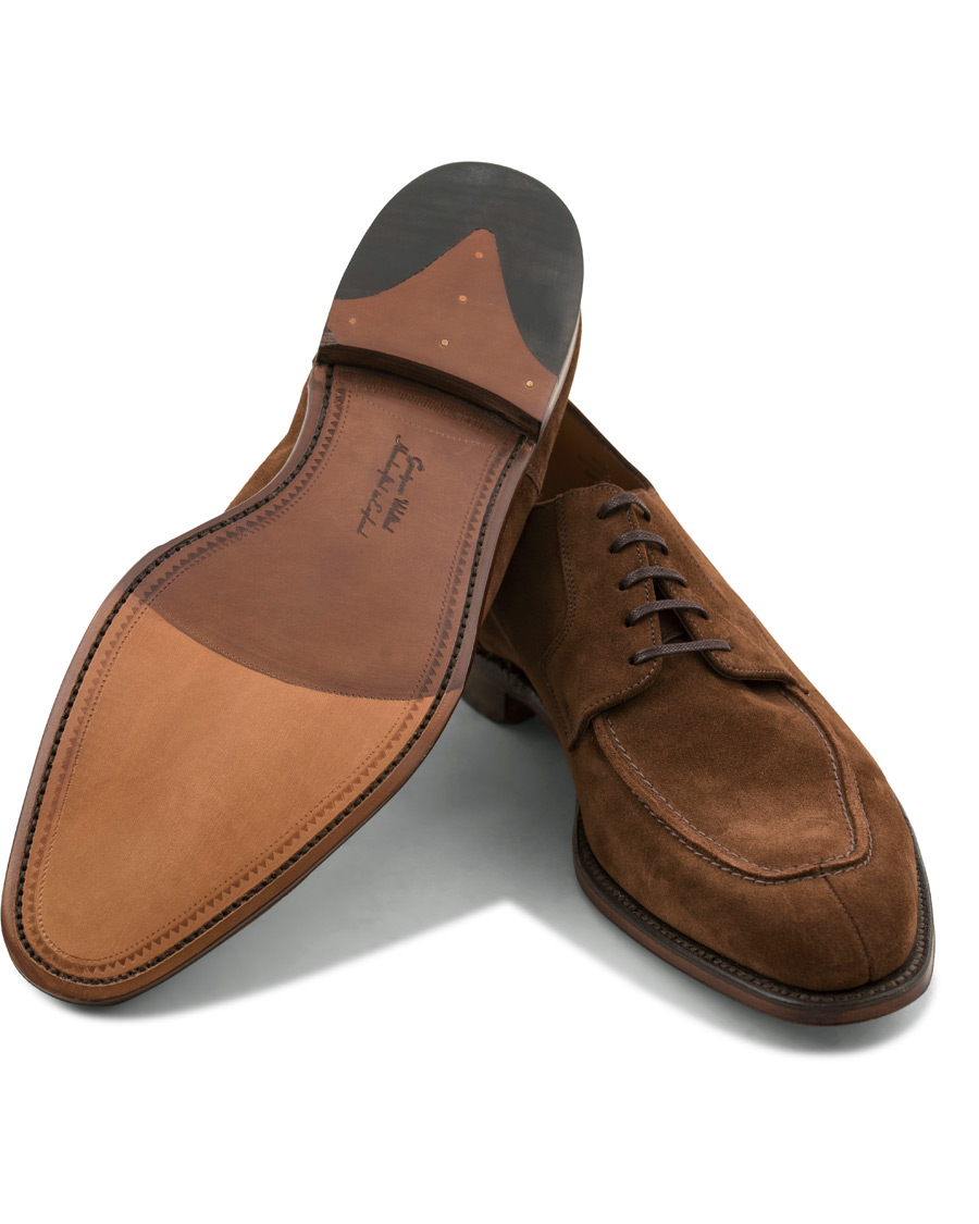 Herr | Loake 1880 Legacy Avon Derby Split Toe Brown Suede | Loake 1880 Legacy | Avon Derby Split Toe Brown Suede