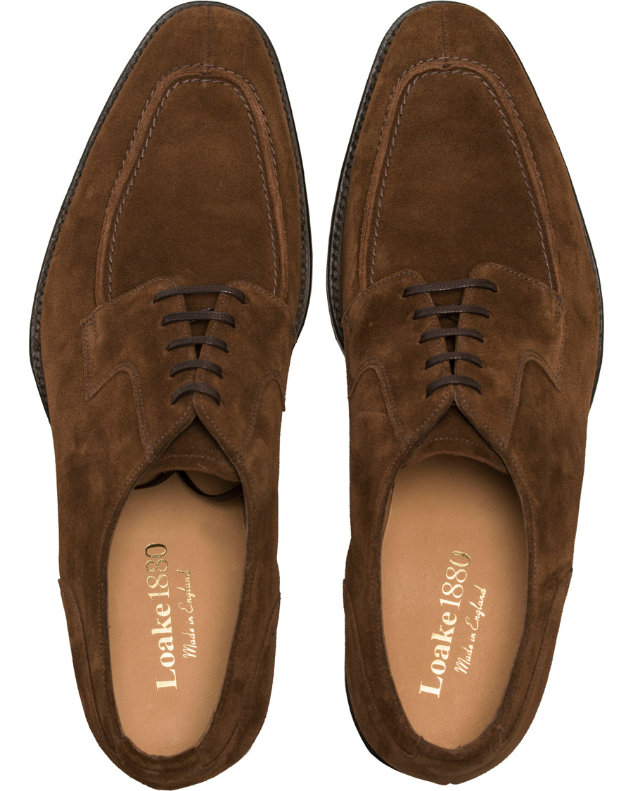 Herr | Loake 1880 Legacy Avon Derby Split Toe Brown Suede | Loake 1880 Legacy | Avon Derby Split Toe Brown Suede
