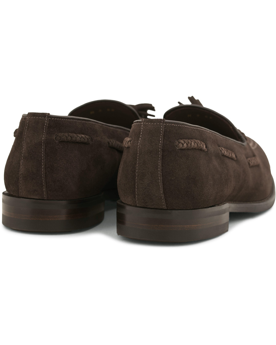 Herr | Loake 1880 MTO Temple Dainite Loafer Dark Brown Suede | Loake 1880 | MTO Temple Dainite Loafer Dark Brown Suede