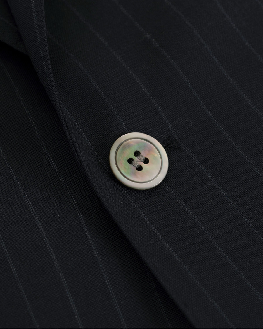 Herr | Kostymer | Oscar Jacobson | Ferry Wool Pinstripe Suit Navy