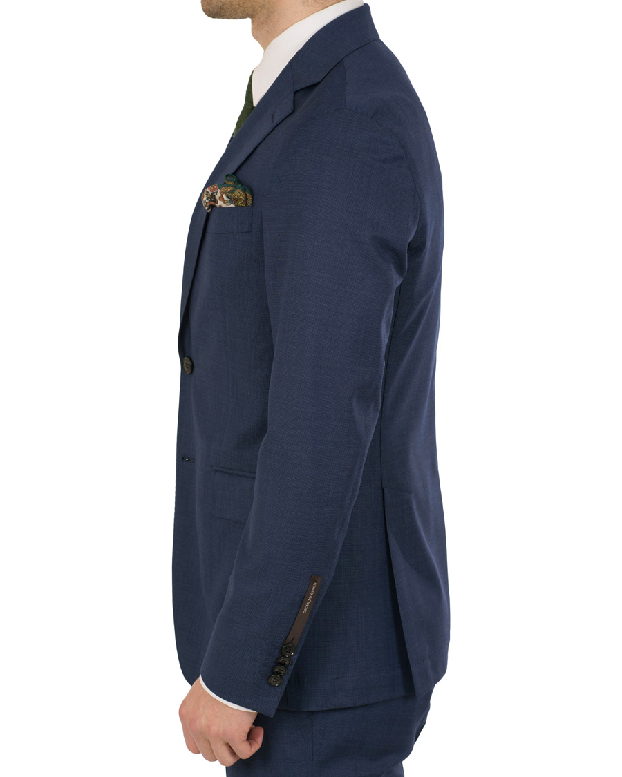 Herr | Kostymer | Oscar Jacobson | Egel Wool Drago Super 120 Suit Blue