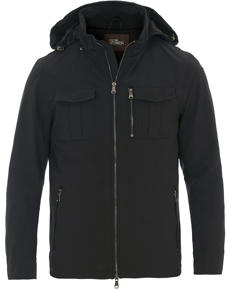 Herr | Jackor | Oscar Jacobson | Forester Field Jacket Black