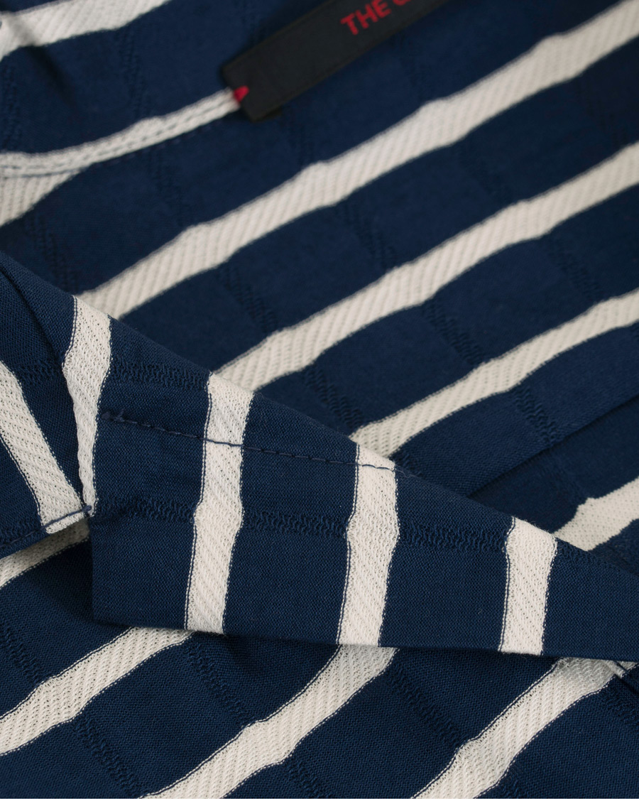 Herr | Pikéer | The Gigi | Paro Stripe Polo Navy/White