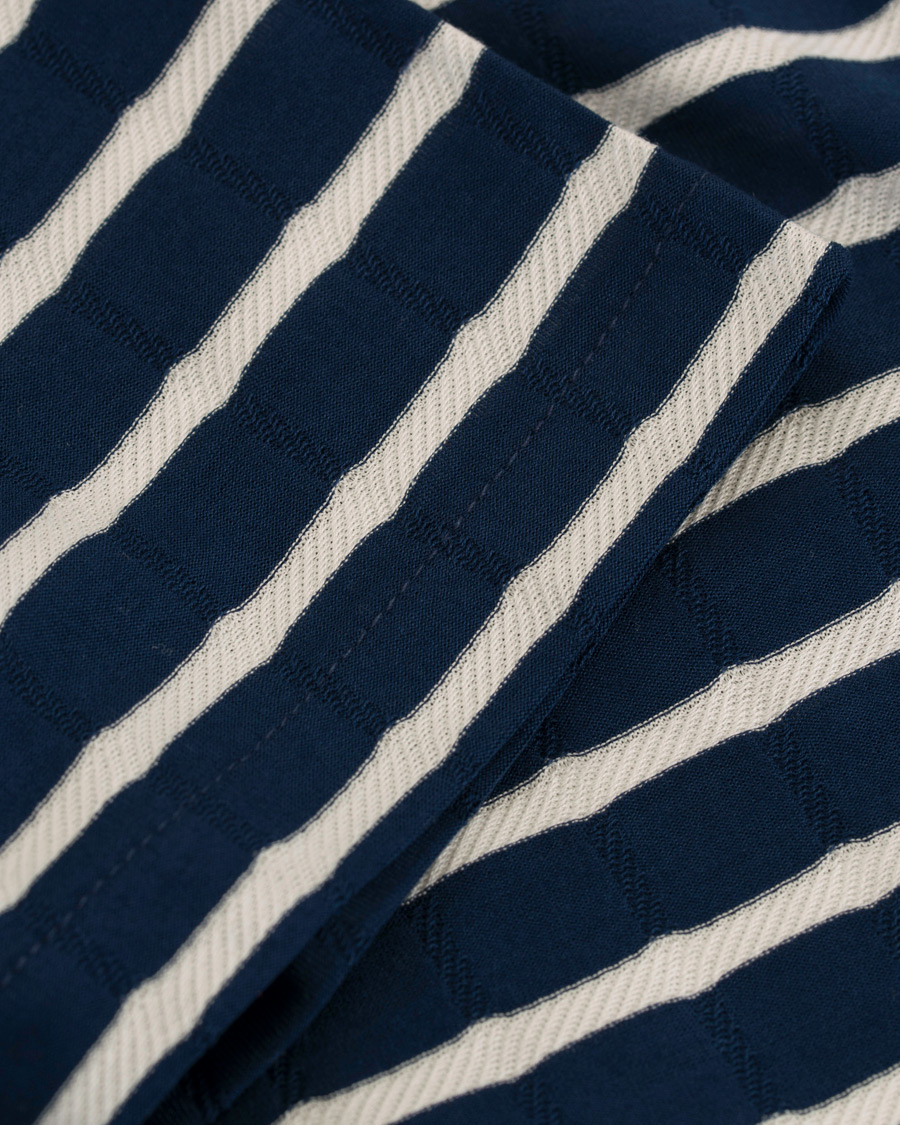 Herr | Pikéer | The Gigi | Paro Stripe Polo Navy/White