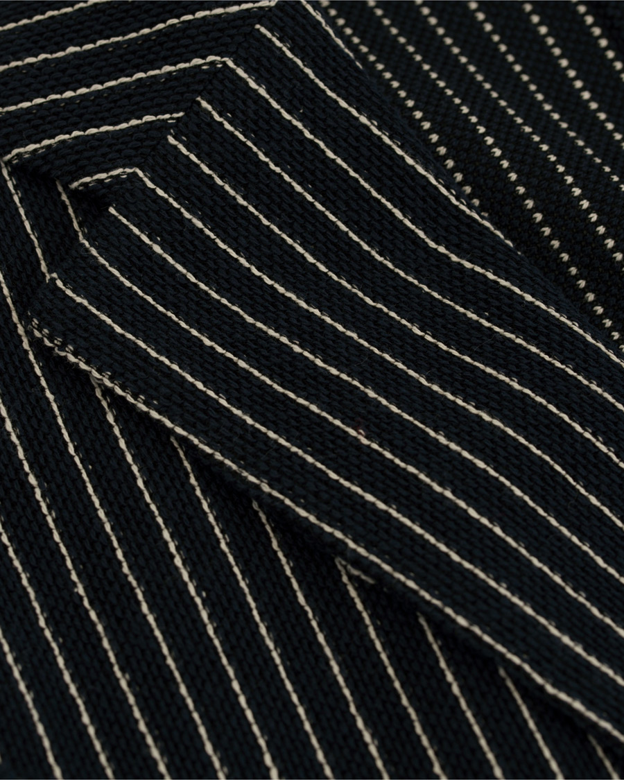 Herr | Kavajer | The Gigi | Degas Stripe Stretch Cardigan/Blazer Navy/White