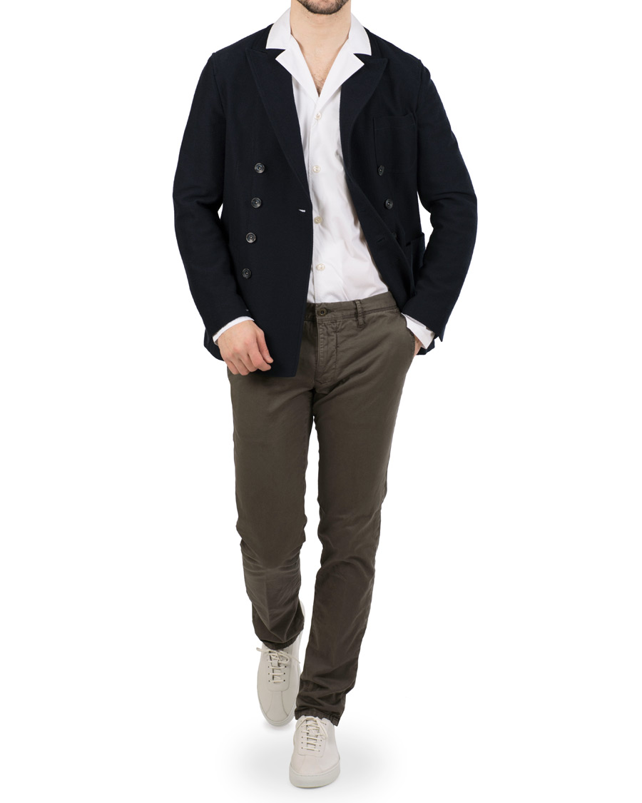 Herr | Kavajer | The Gigi | Ziggy Double Breasted Cardigan Navy