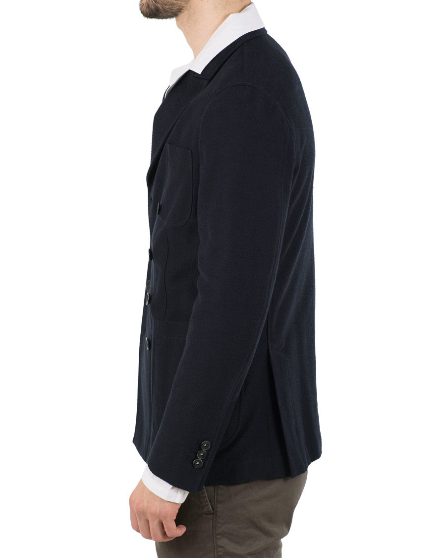 Herr | Kavajer | The Gigi | Ziggy Double Breasted Cardigan Navy