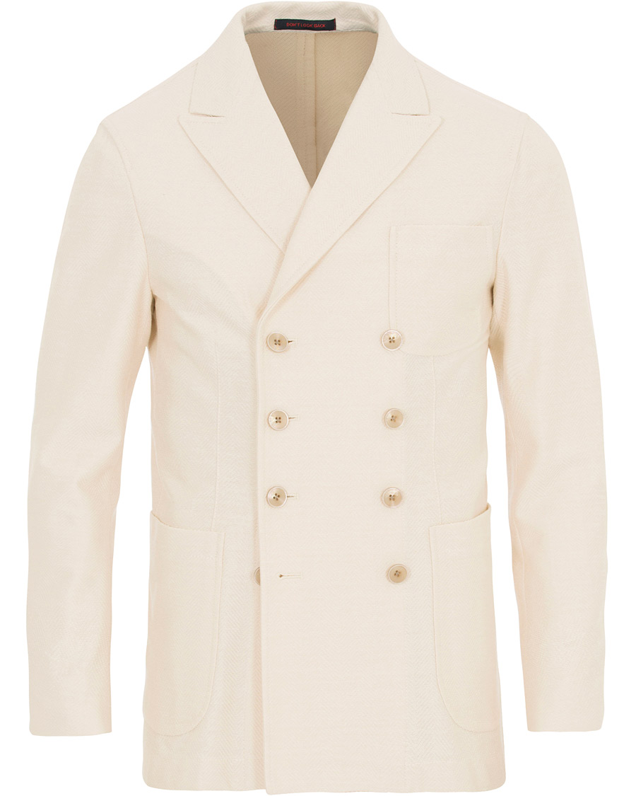 Herr | Kavajer | The Gigi | Ziggy Double Breasted Cardigan White