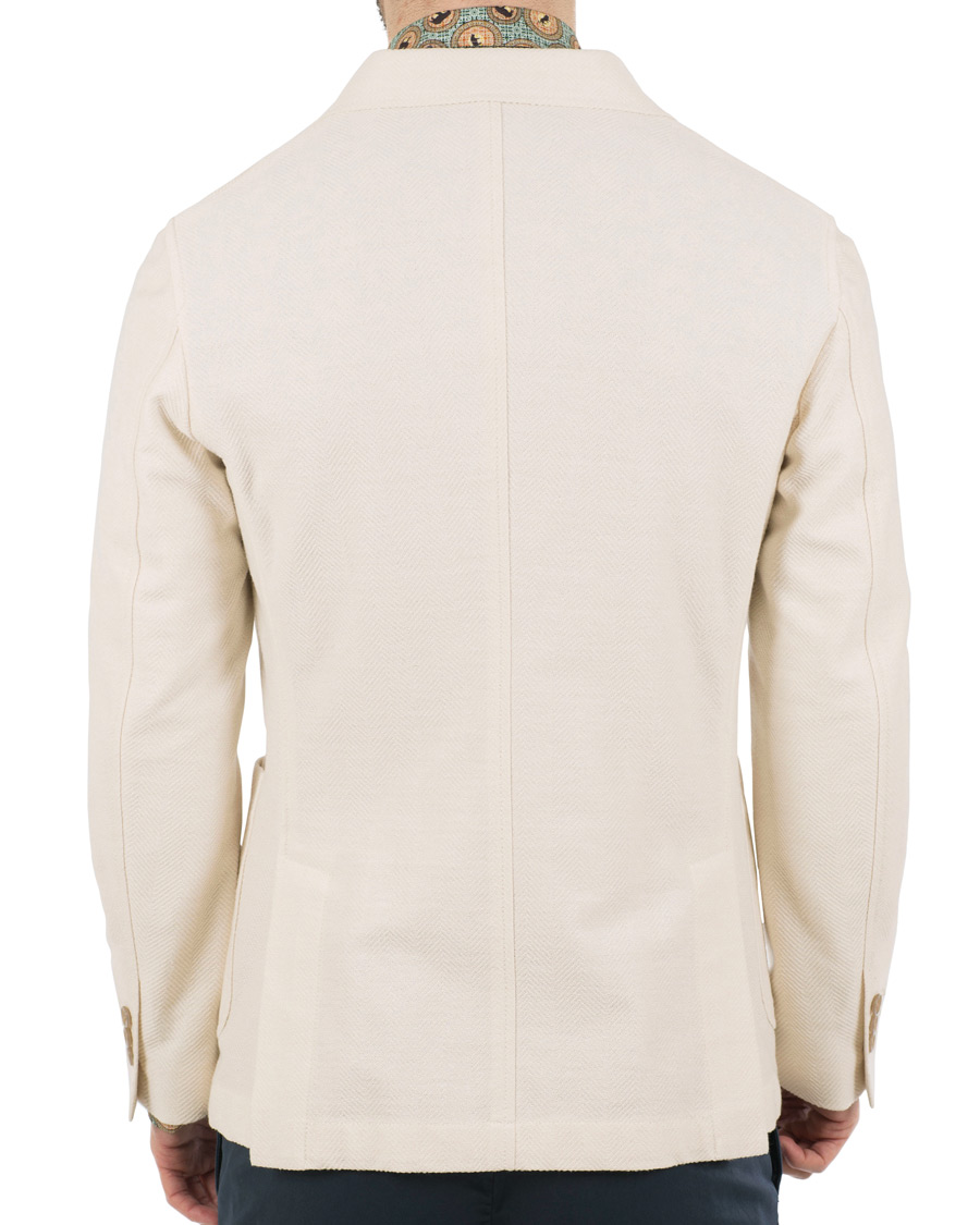 Herr | Kavajer | The Gigi | Ziggy Double Breasted Cardigan White