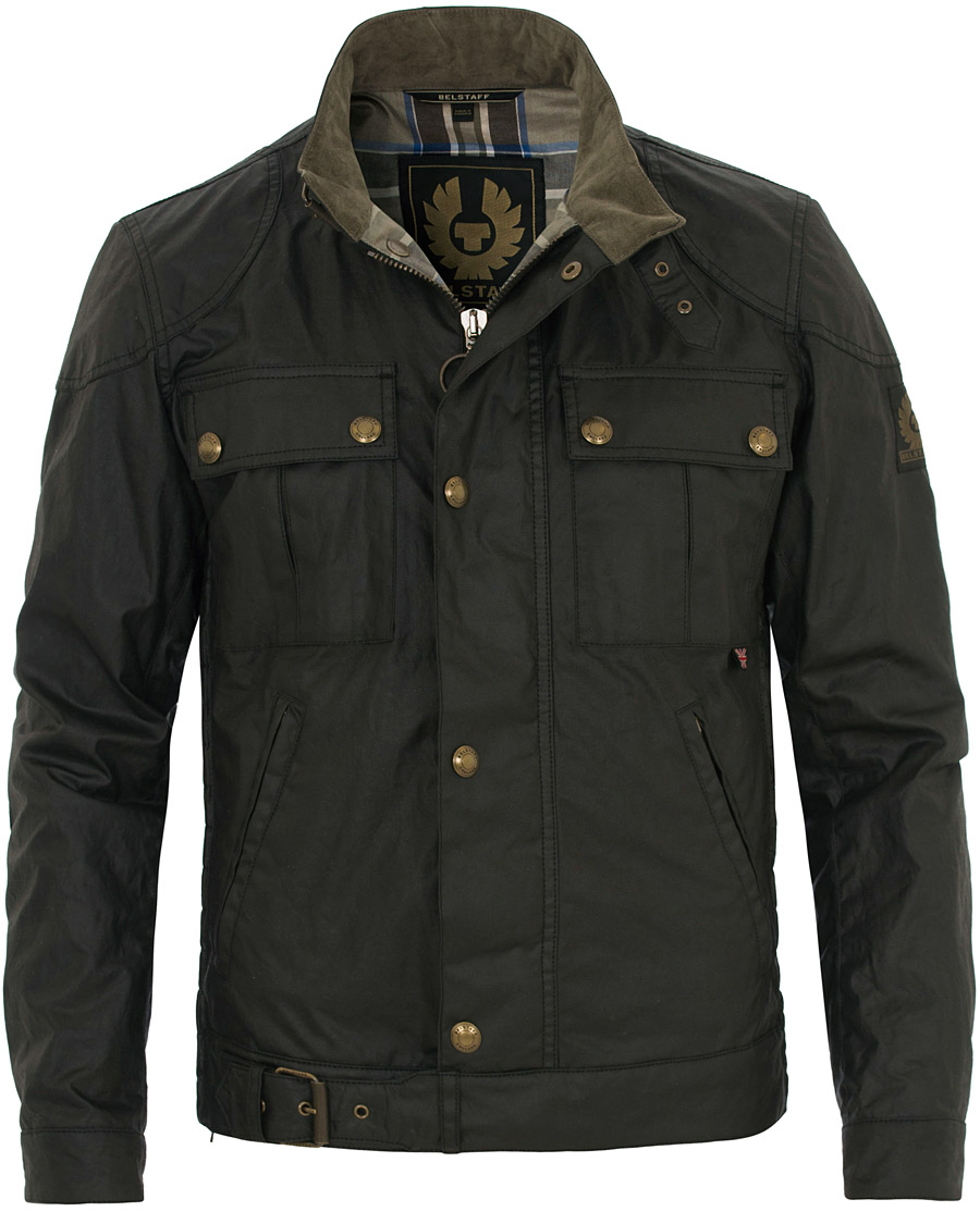 Herr | Jackor | Belstaff | Gangster Waxed Jacket Black