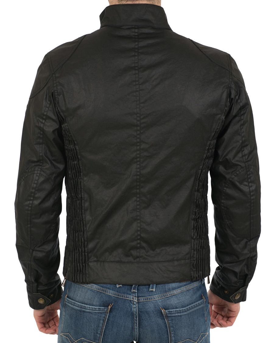 Herr | Jackor | Belstaff | Gangster Waxed Jacket Black