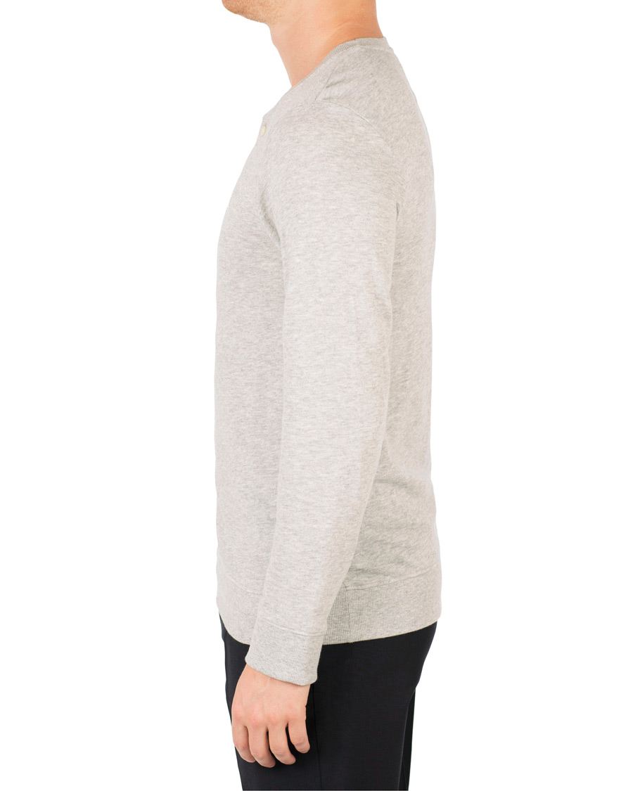 Herr | Tröjor | Calvin Klein | Henley Heather Grey