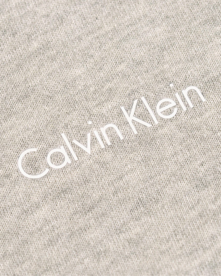Herr | Tröjor | Calvin Klein | Henley Heather Grey