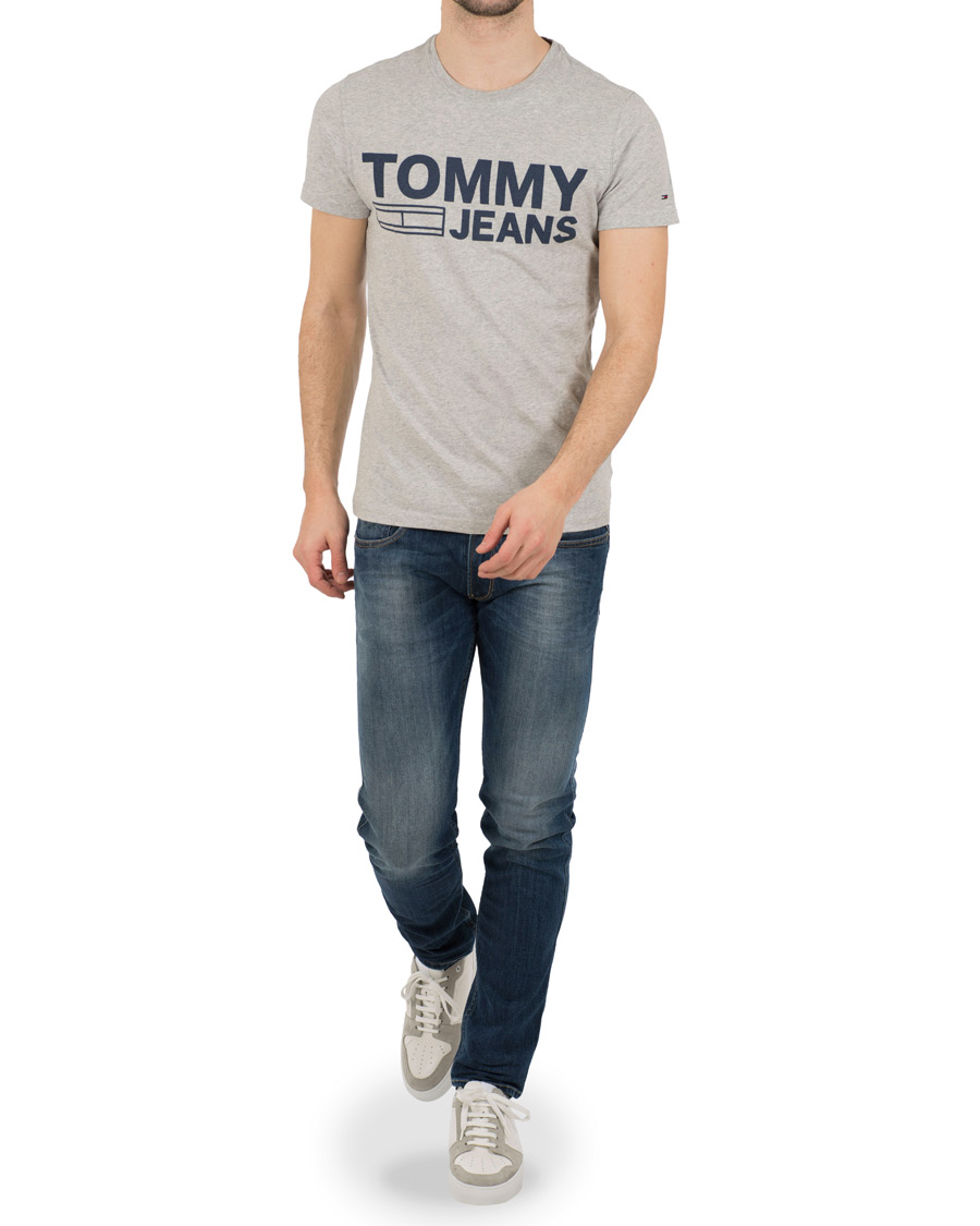 Herr | T-Shirts | Tommy Jeans | Basic Tee Grey