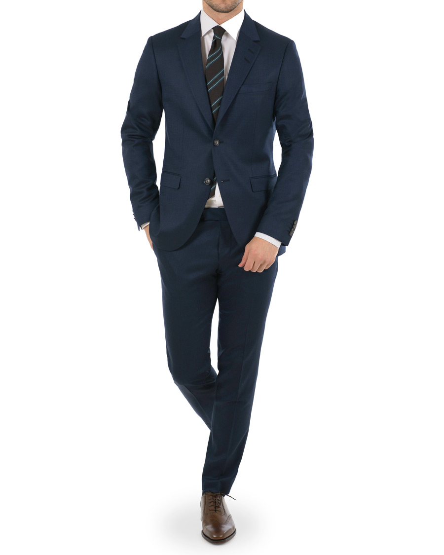 Herr | Kavajer | Tiger of Sweden | Lamonte 3 Wool Blazer Blue