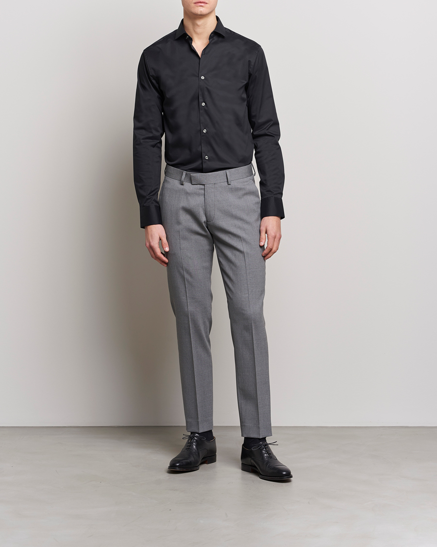 Herr | Businesskjortor | Tiger of Sweden | Farell 5 Stretch Shirt Black