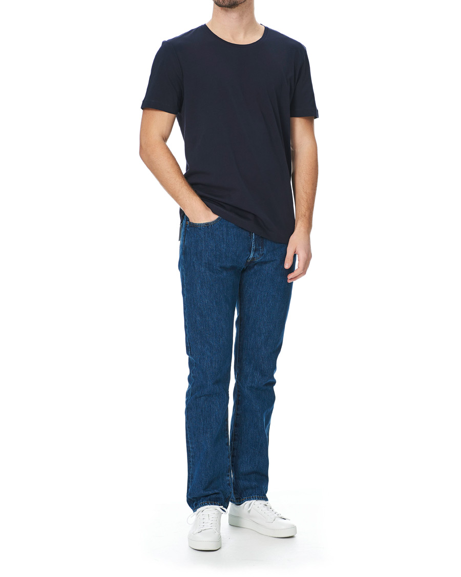 Herr | T-Shirts | Tiger of Sweden | Legacy Crew Neck Tee Navy