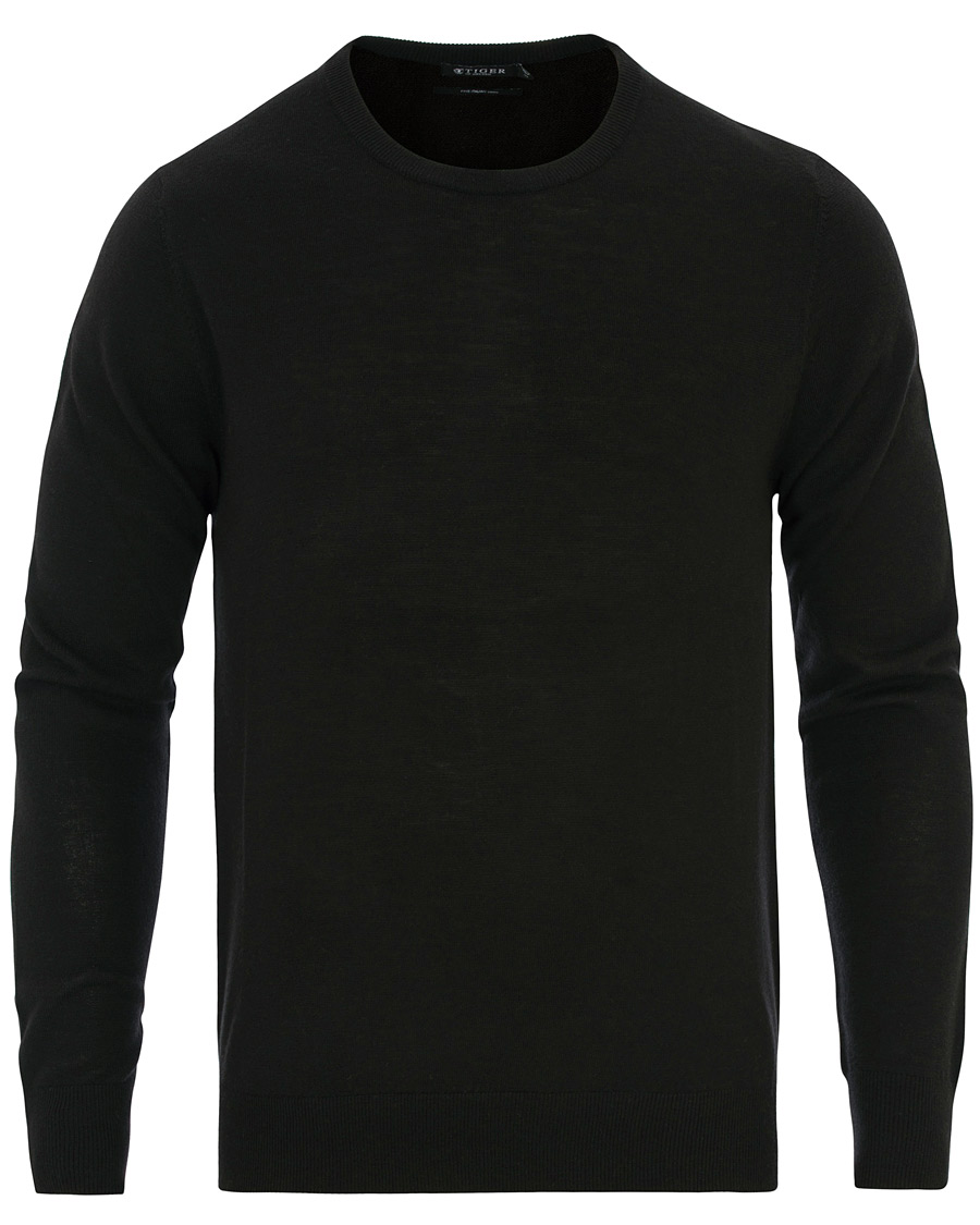 Herr | Tröjor | Tiger of Sweden | Matias Crew Neck Pullover Black