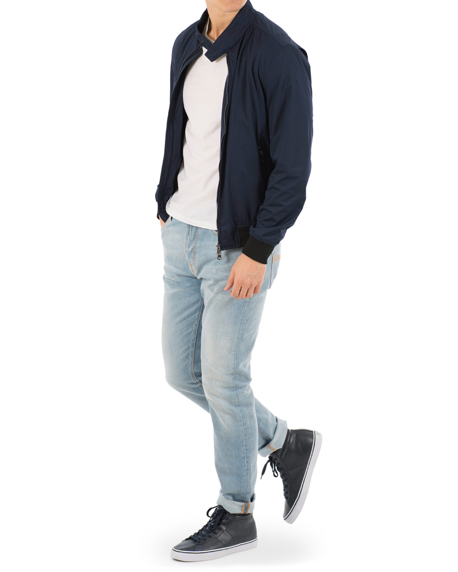 Herr | Polo Ralph Lauren Shaw Mid High Leather Sneaker Blue | Polo Ralph Lauren | Shaw Mid High Leather Sneaker Blue