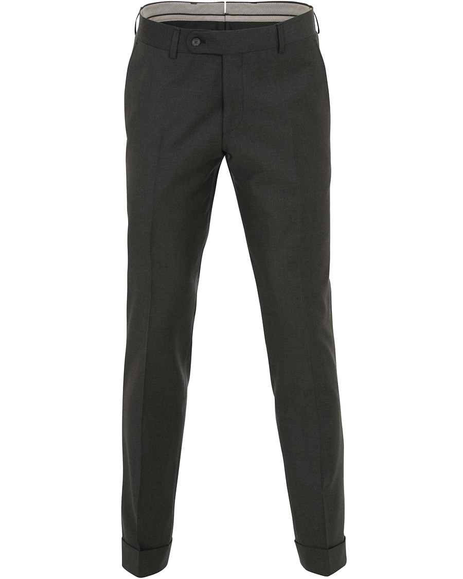 Herr | Byxor | Morris Heritage | Frank Four Season Trousers Grey