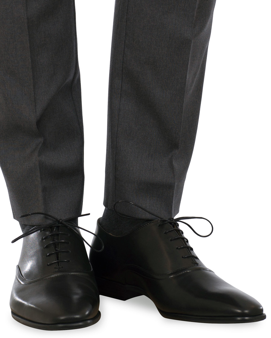 Herr | PS Paul Smith Starling Rubber Sole Oxford Black Burnished Calf | PS Paul Smith | Starling Rubber Sole Oxford Black Burnished Calf