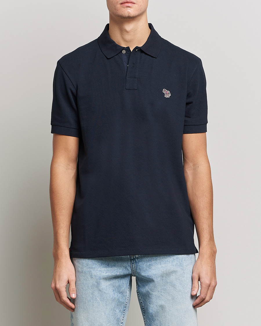 Herr | Best of British | PS Paul Smith | Regular Fit Zebra Polo Navy