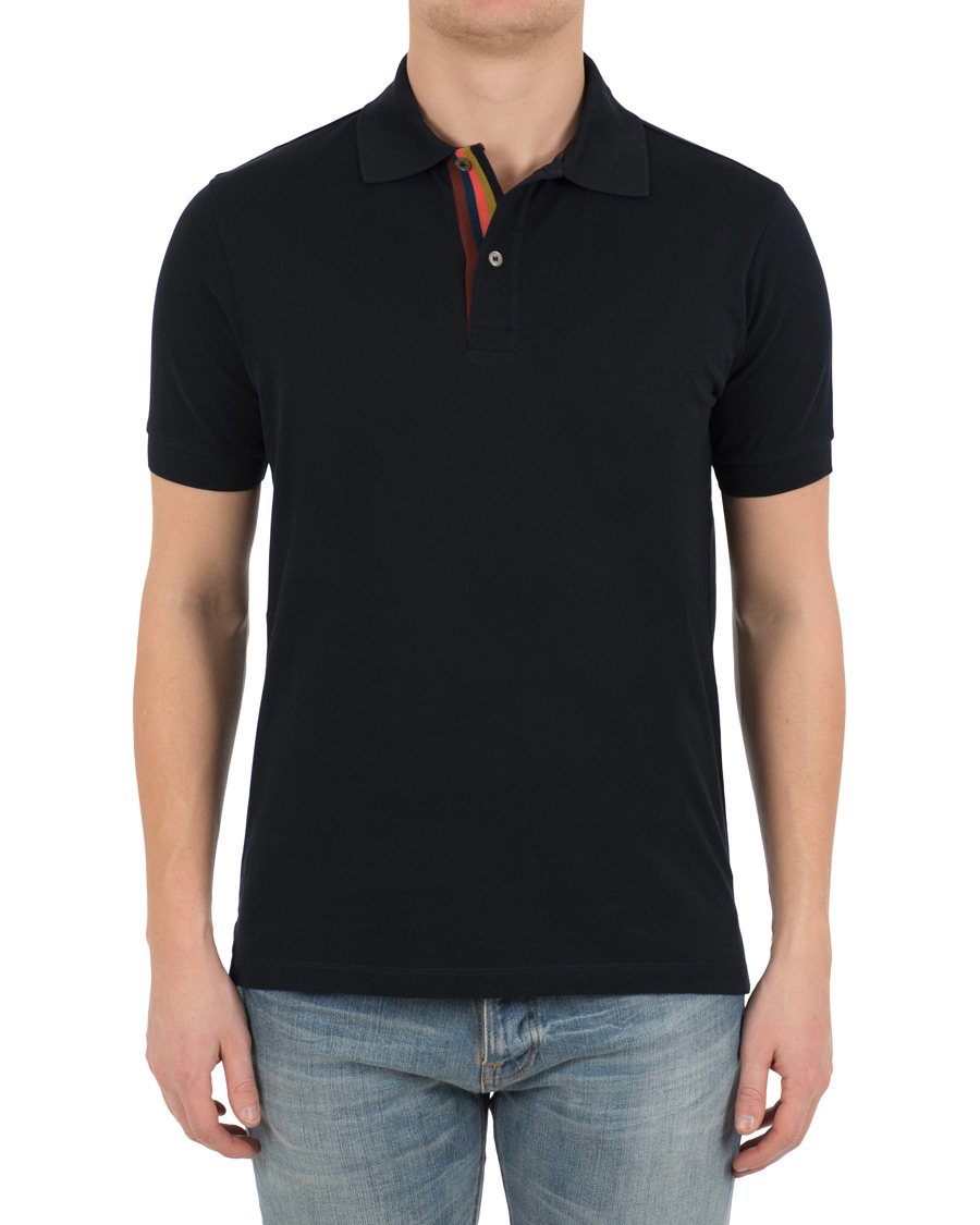 Herr | Pikéer | Paul Smith | Placket Stripe Polo Navy XL