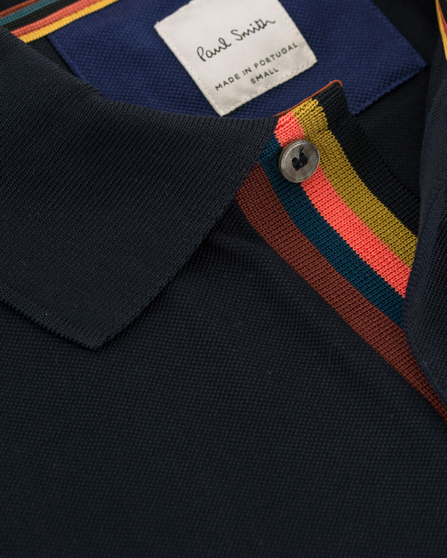 Herr | Pikéer | Paul Smith | Placket Stripe Polo Navy XL