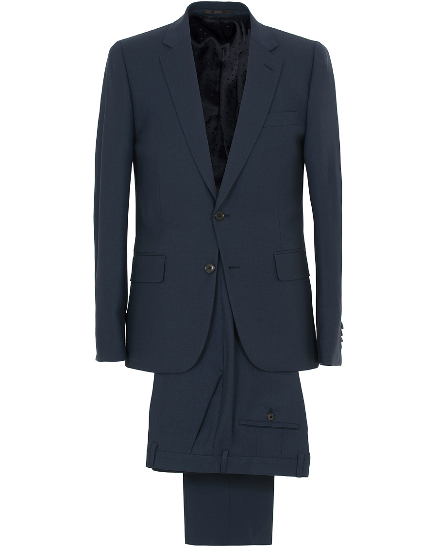 Herr | Kostymer | Paul Smith | Slim Fit Wool Travel Suit Navy