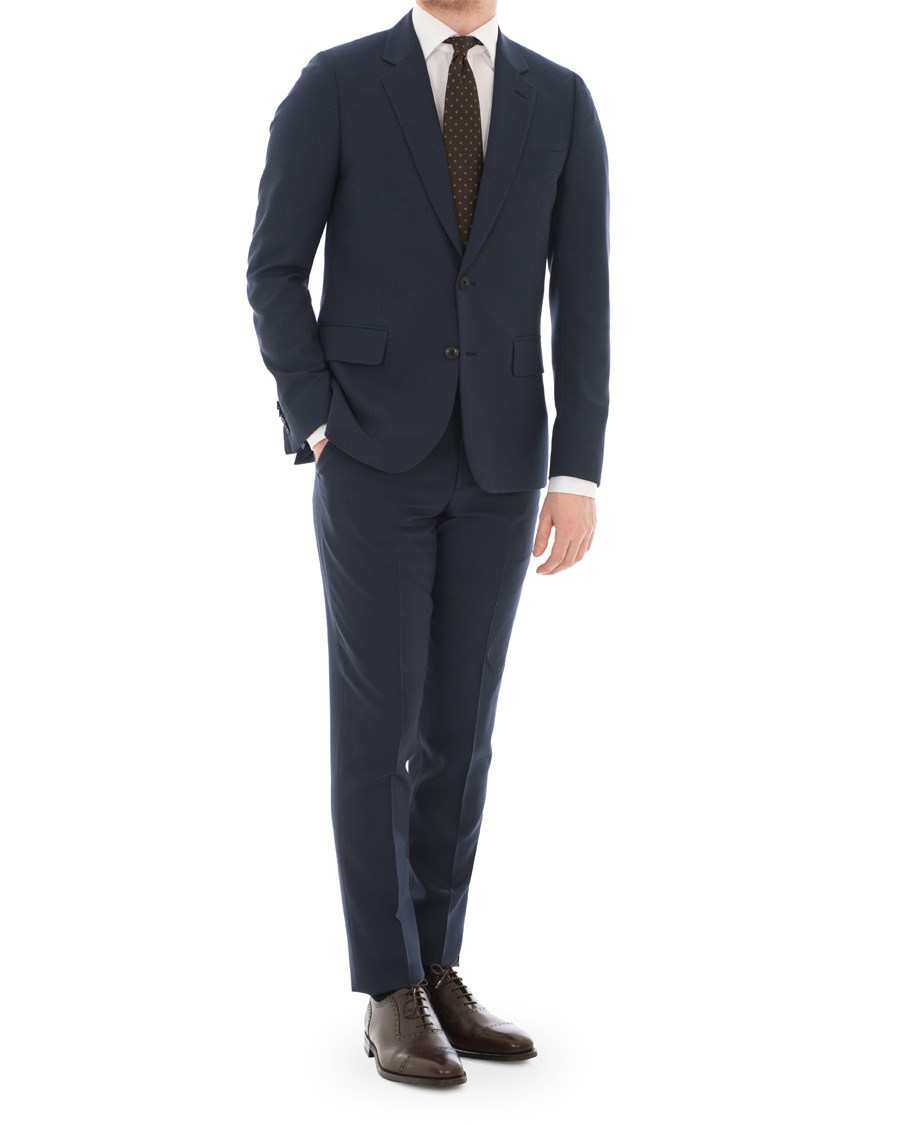 Herr | Kostymer | Paul Smith | Slim Fit Wool Travel Suit Navy