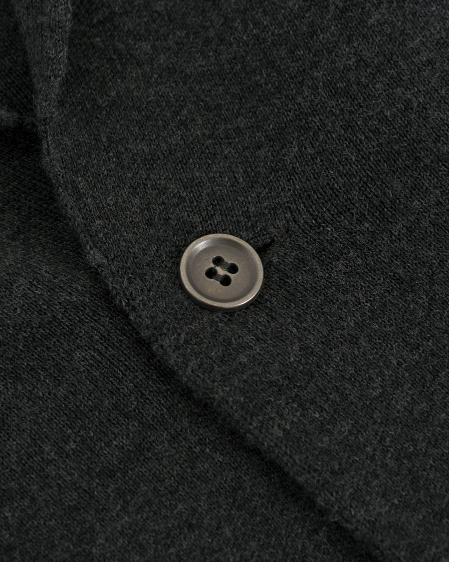 Herr | Tröjor | John Smedley | Oxland Extra Fine Merino Blazer Charcoal