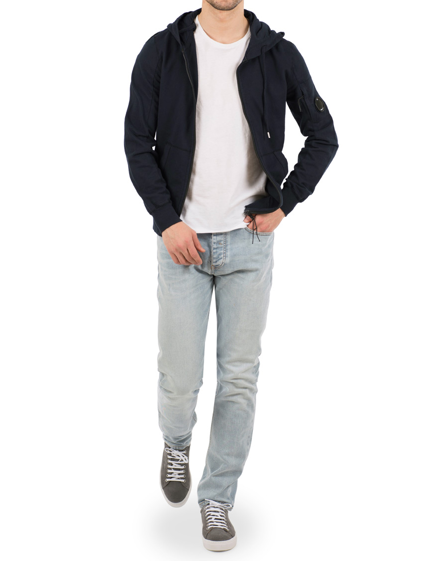 Herr | Tröjor | C.P. Company | Full-Zip Hoodie Navy