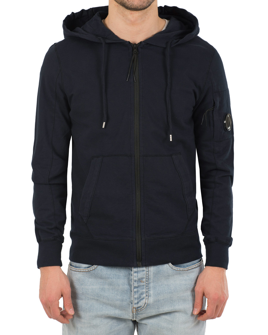 Herr | Tröjor | C.P. Company | Full-Zip Hoodie Navy