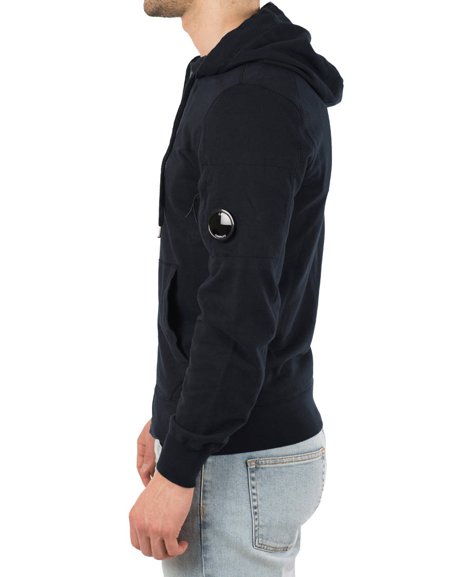 Herr | Tröjor | C.P. Company | Full-Zip Hoodie Navy