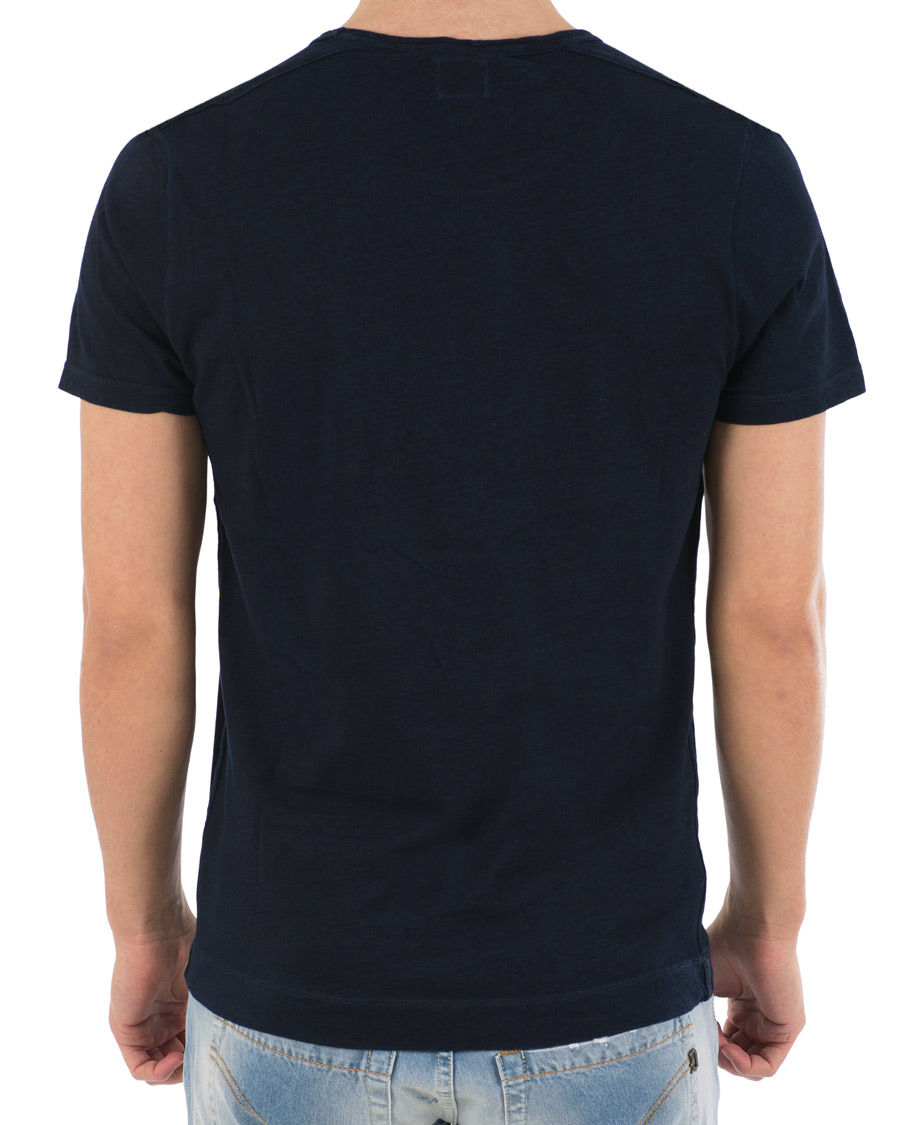 Herr | T-Shirts | C.P. Company | Printed Indigo Jersey Dark Navy