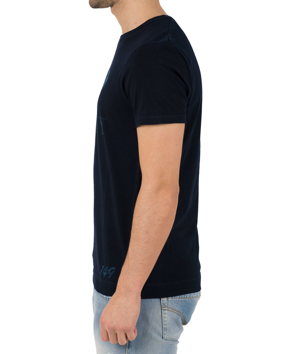 Herr | T-Shirts | C.P. Company | Printed Indigo Jersey Dark Navy