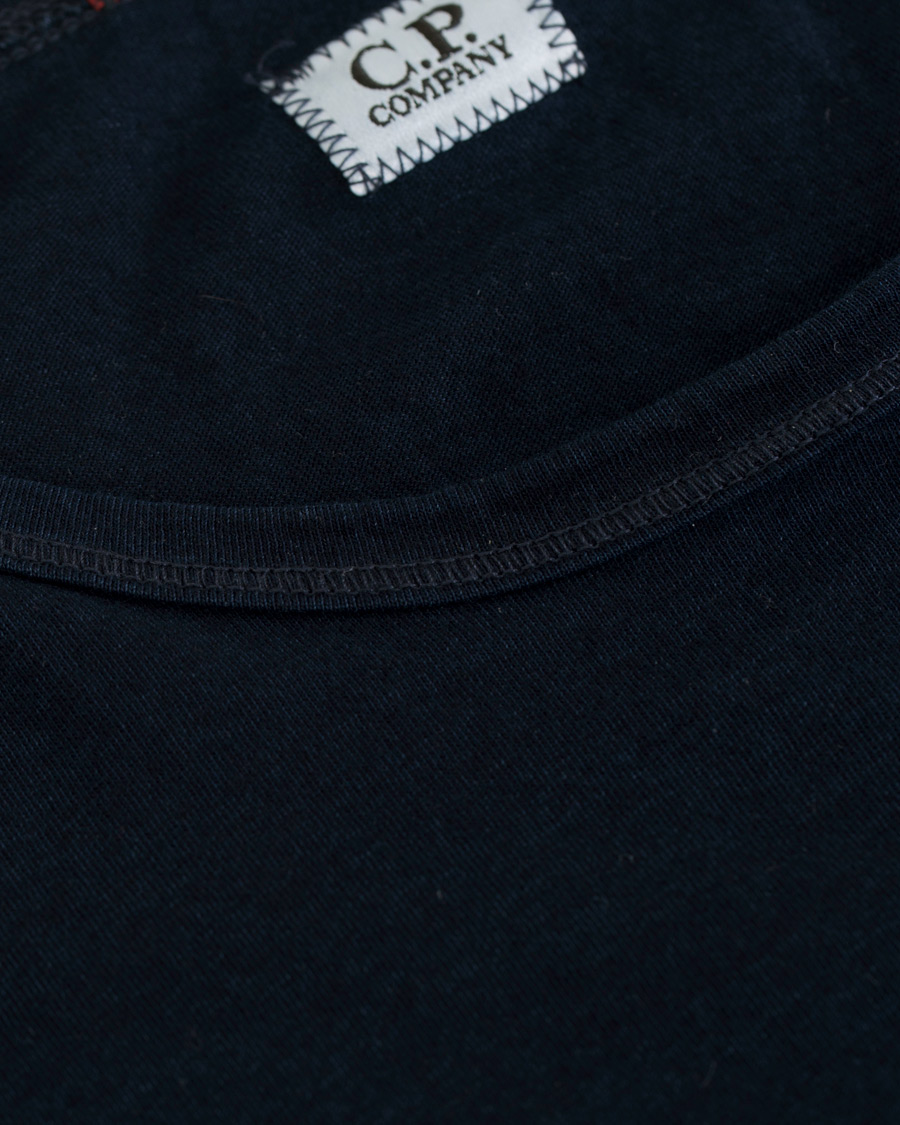 Herr | T-Shirts | C.P. Company | Printed Indigo Jersey Dark Navy
