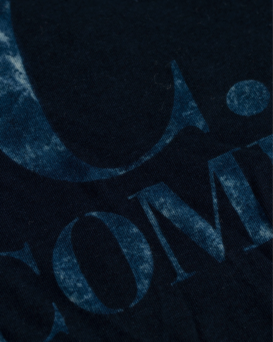 Herr | T-Shirts | C.P. Company | Printed Indigo Jersey Dark Navy