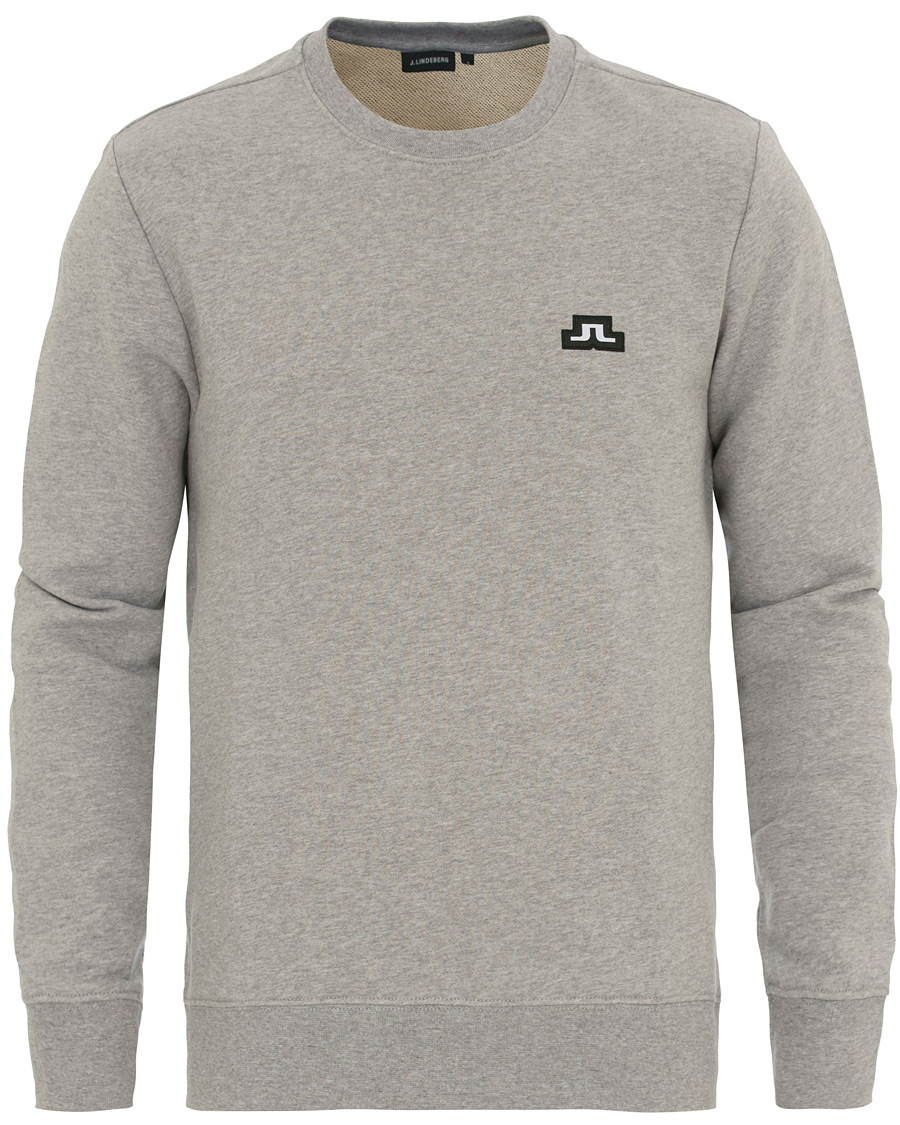 Herr | Tröjor | J.Lindeberg | Throw Loop Sweatshirt Light Grey
